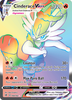 Cinderace VMAX - Holofoil