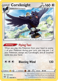 Corviknight - Reverse Holofoil