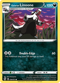 Galarian Linoone - Normal