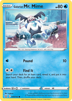 Galarian Mr. Mime - Normal