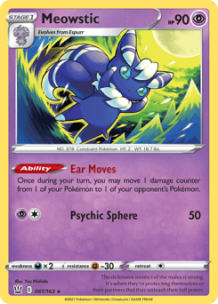 Meowstic - Reverse Holofoil
