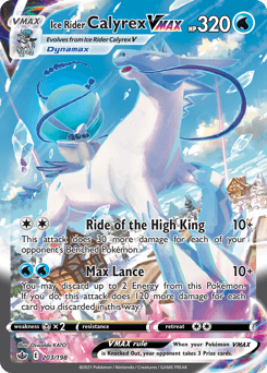 Ice Rider Calyrex VMAX - Holofoil