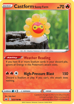 Castform Sunny Form - Normal