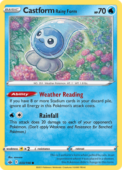 Castform Rainy Form - Normal