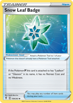 Snow Leaf Badge - Normal