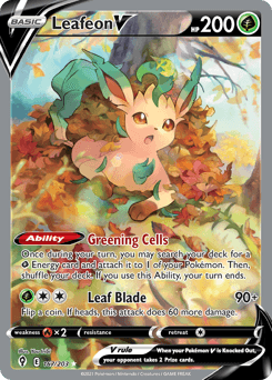 Leafeon V - Holofoil
