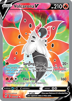 Volcarona V - Holofoil