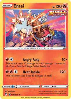 Entei - Reverse Holofoil