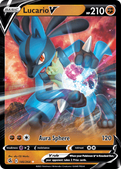 Lucario V - Holofoil