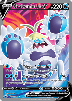 Crabominable V - Holofoil