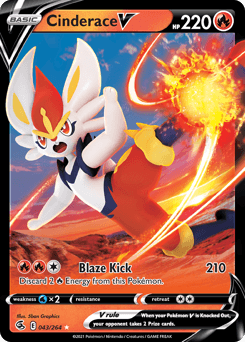 Cinderace V - Holofoil