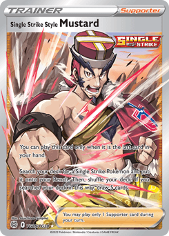 Single Strike Style Mustard - Holofoil