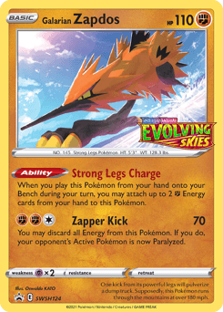 Galarian Zapdos - Holofoil