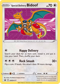 Special Delivery Bidoof - Holofoil