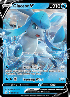 Glaceon V - Holofoil