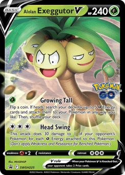 Alolan Exeggutor V - Holofoil