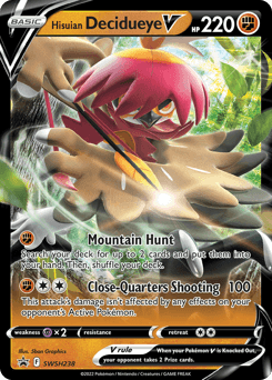 Hisuian Decidueye V - Holofoil