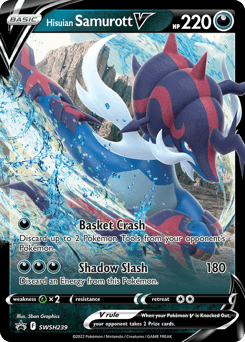Hisuian Samurott V - Holofoil