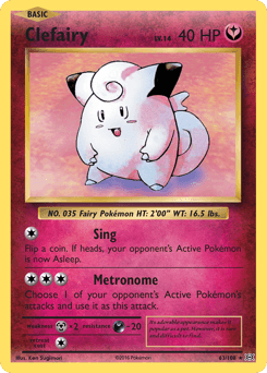 Clefairy - Reverse Holofoil