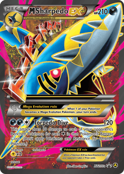 M Sharpedo-EX - Holofoil